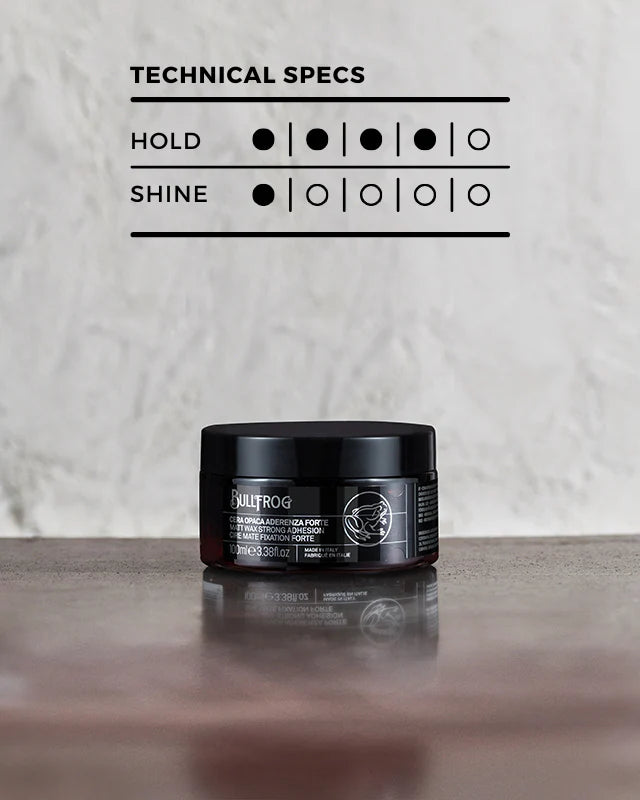 Matte wax with strong adhesion